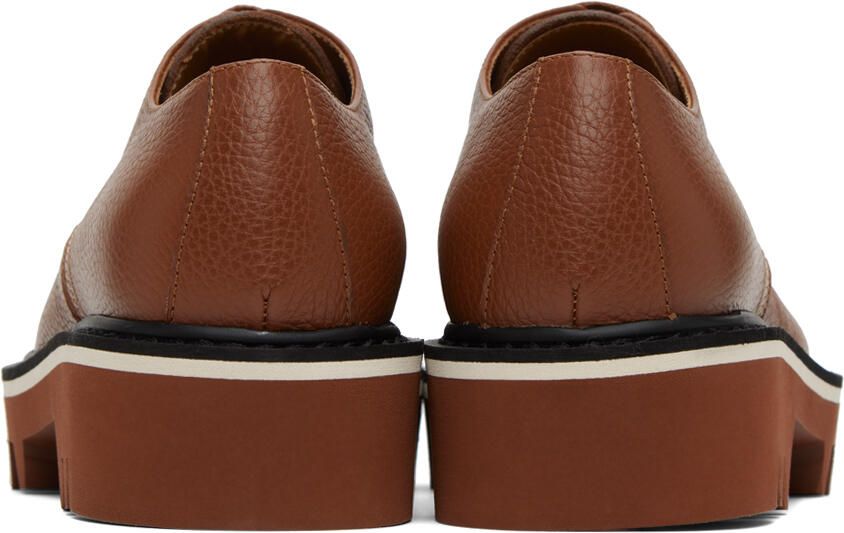 Dries Van Noten Brown Platform Derbys