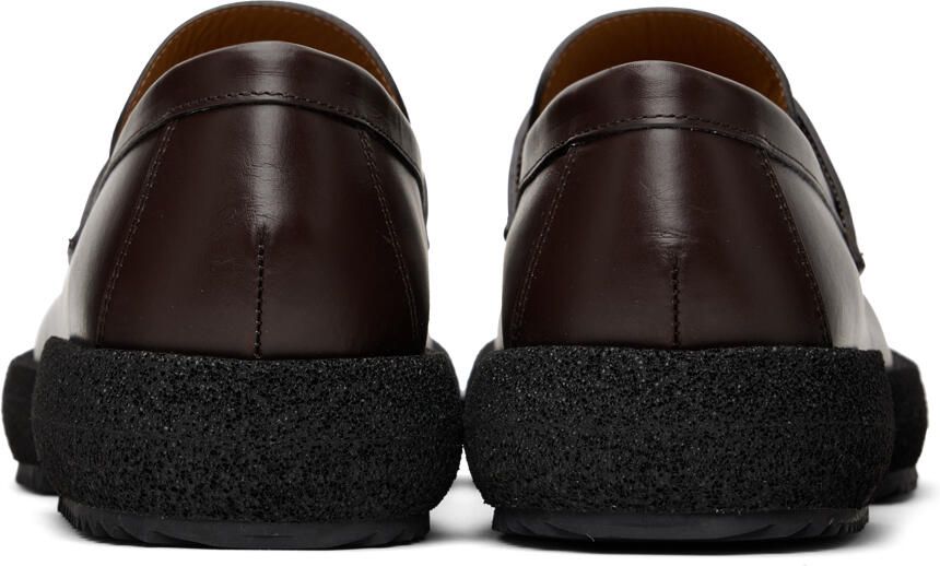 Dries Van Noten Brown Platform Loafers