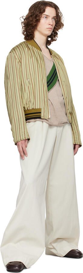 Dries Van Noten Burgundy Padded Loafers - Picture 4