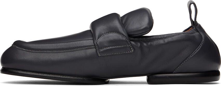 Dries Van Noten Gray Padded Loafers - Picture 3