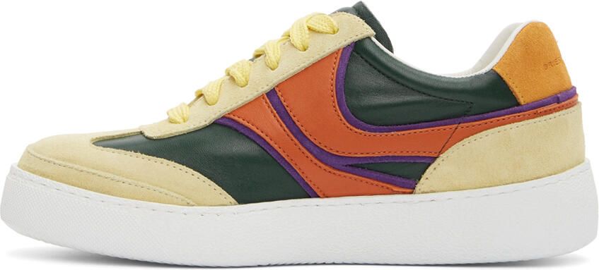 Dries Van Noten Multicolor Leather Sneakers - Picture 4