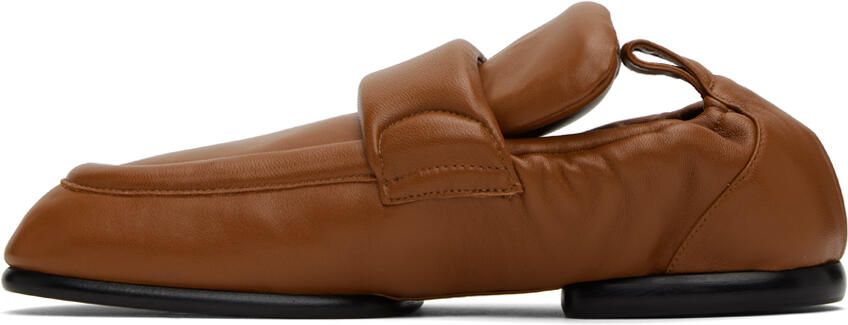 Dries Van Noten Tan Padded Loafers - Picture 3