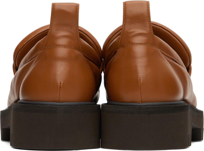 Dries Van Noten Tan Padded Loafers