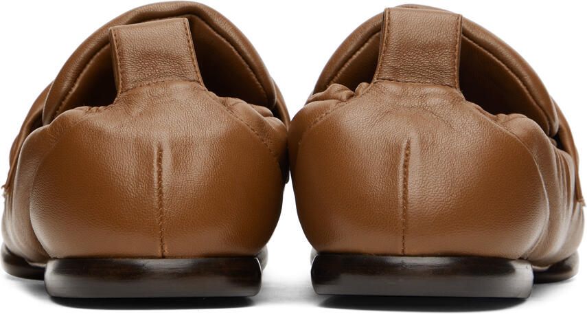 Dries Van Noten Tan Padded Loafers
