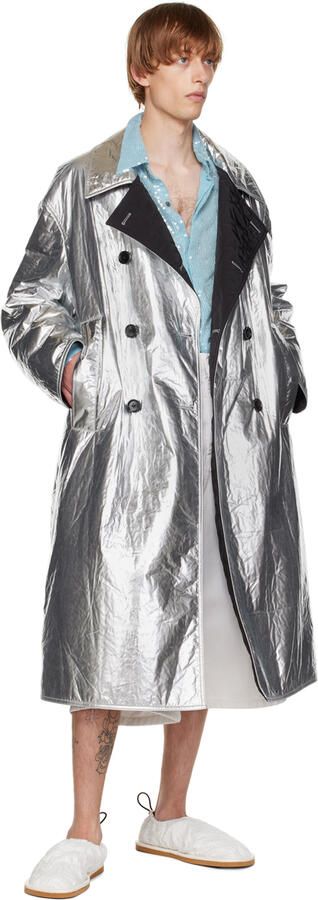 Dries Van Noten White Adjustable Loafers - Picture 2