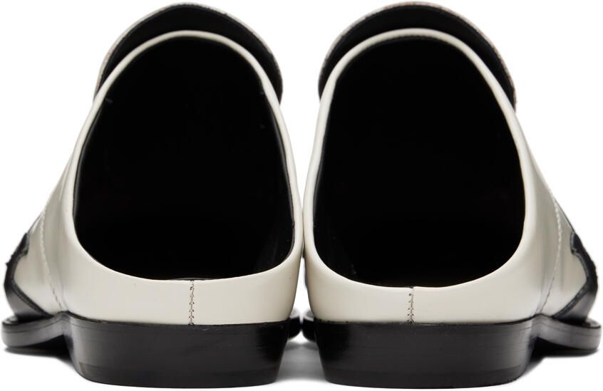 Dries Van Noten White Cowboy Slippers