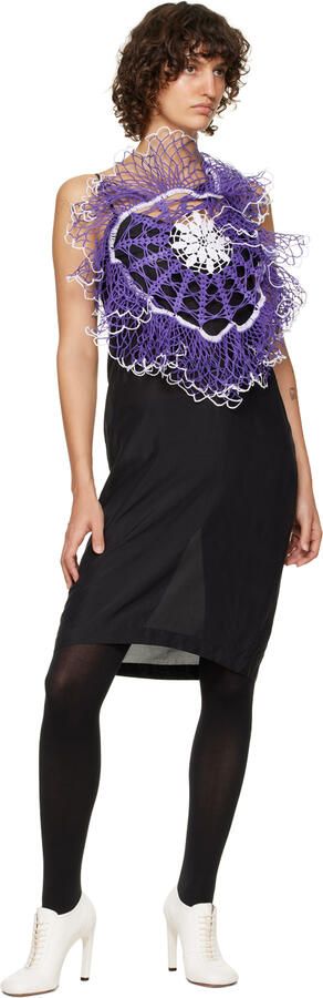 Dries Van Noten White Lace-Up Low Ankle Heels - Picture 4