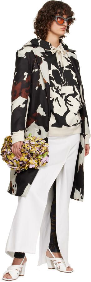 Dries Van Noten White Padded Heeled Sandals - Picture 4