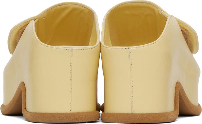 Dries Van Noten Yellow Block Heeled Sandals