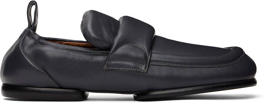 Dries Van Noten Gray Padded Loafers - Picture 5