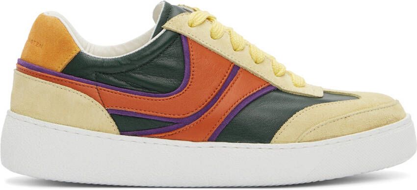 Dries Van Noten Multicolor Leather Sneakers - Picture 5