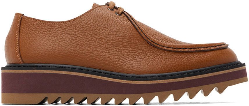 Dries Van Noten Tan Platform Derbys