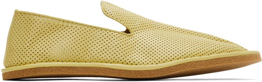 Dries Van Noten Yellow Leather loafers - Picture 5