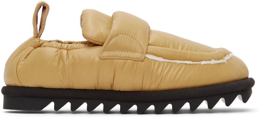 Dries Van Noten Yellow Nylon Padded Loafers - Picture 5