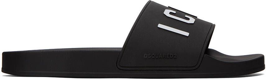 Dsquared2 Black Be Icon Slides - Picture 4