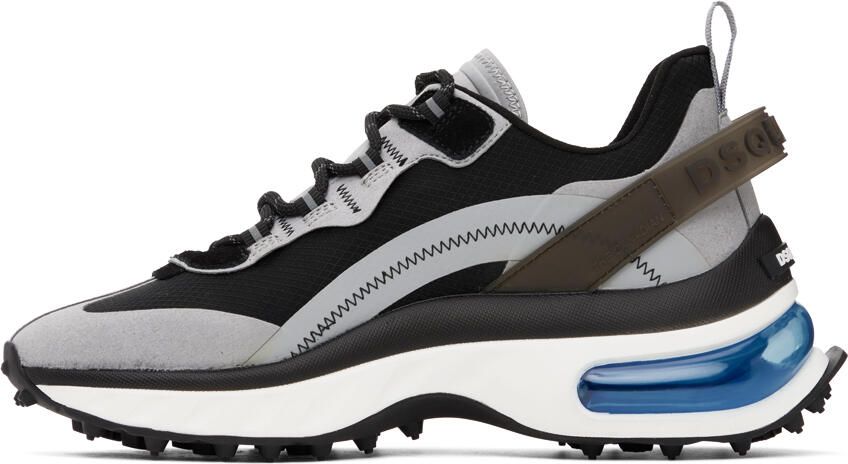 Dsquared2 Black & Gray Bubble Sneakers - Picture 3