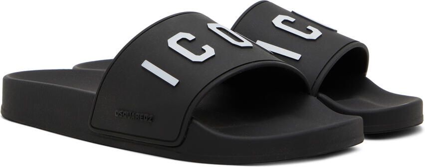 Dsquared2 Black Be Icon Slides - Picture 2