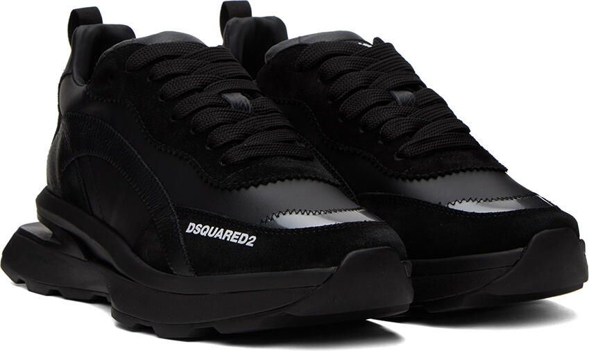 Dsquared2 Black Slash Sneakers - Picture 2