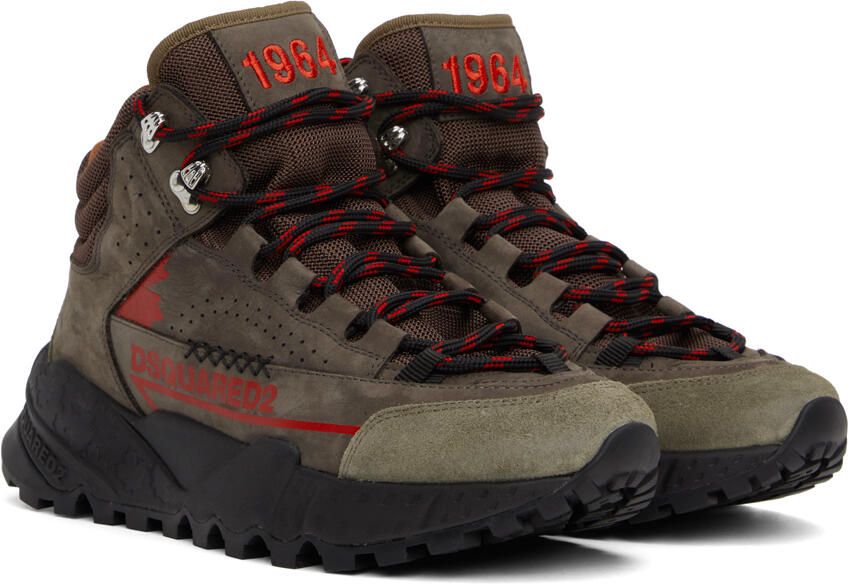 Dsquared2 Brown Free Sneakers - Picture 2