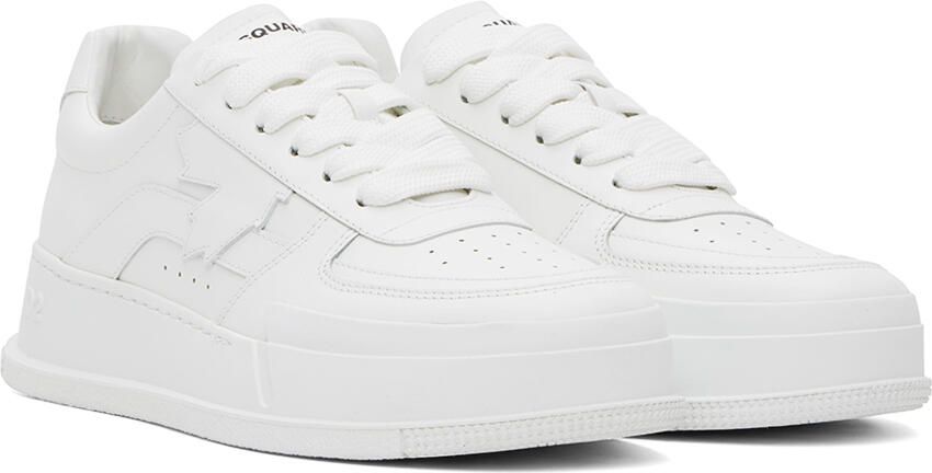 Dsquared2 White Canadian Sneakers - Picture 2