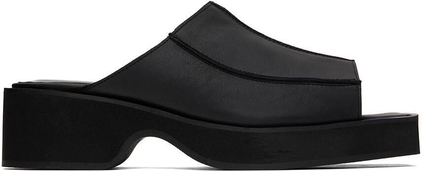 Eckhaus Latta Black Frame Mules - Picture 4