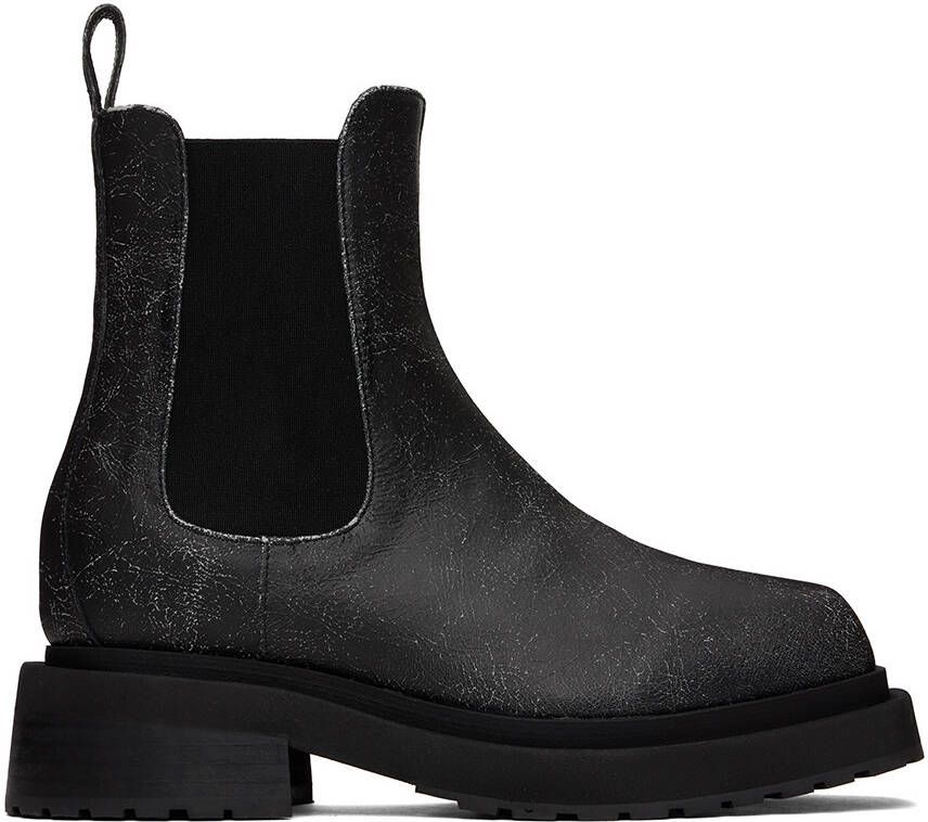 Eckhaus Latta Black Mike Boots - Picture 5