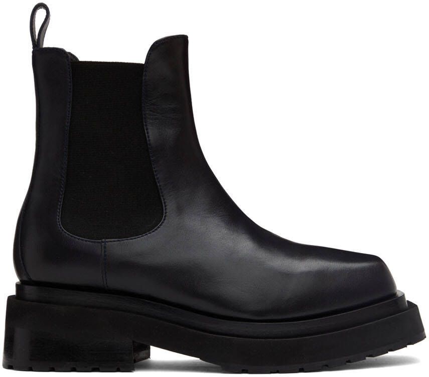 Eckhaus Latta Black Mike Chelsea Boots - Picture 4