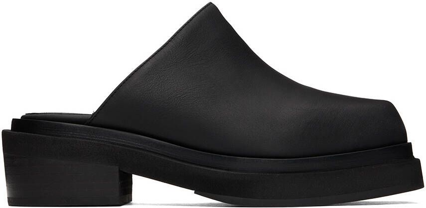 Eckhaus Latta Black Zoe Clogs - Picture 5