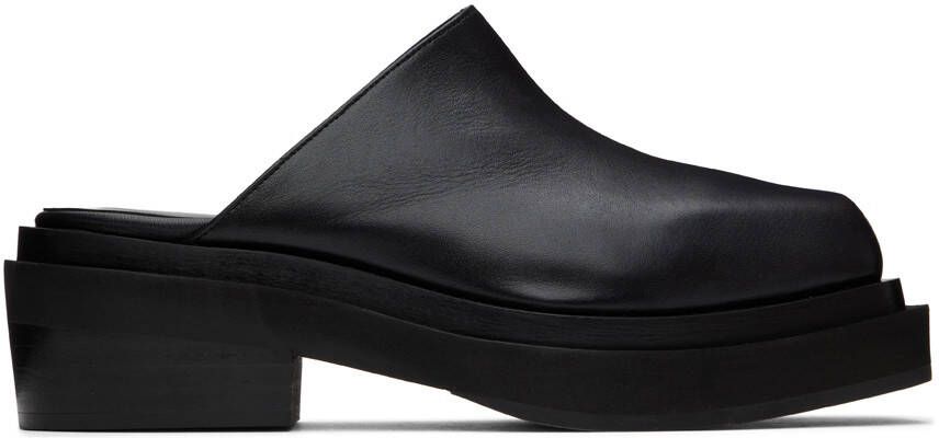 Eckhaus Latta Black Zoe Clogs - Picture 5