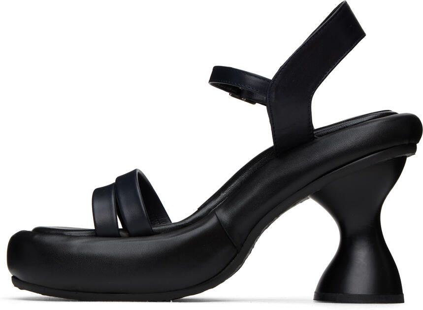 Eckhaus Latta Black Raft Heeled Sandals - Picture 3