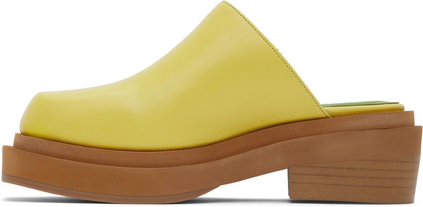 Eckhaus Latta Yellow Zoe Clogs - Picture 3