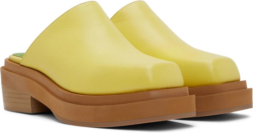 Eckhaus Latta Yellow Zoe Clogs - Picture 2