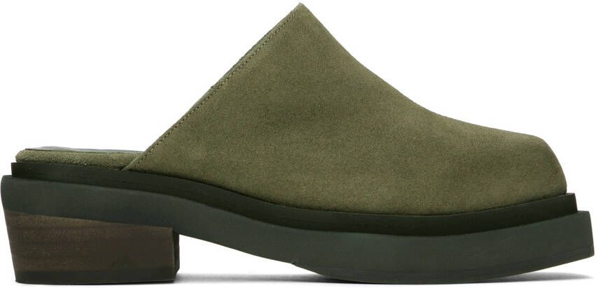 Eckhaus Latta Green Zoe Clogs