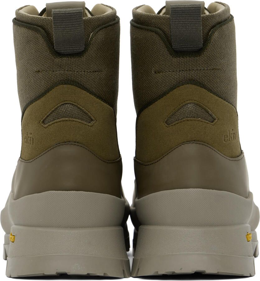 Ekn Khaki Thuja Lace-Up Boots