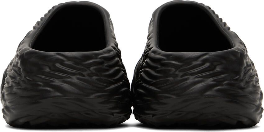 Emporio Armani Black Wave Mules