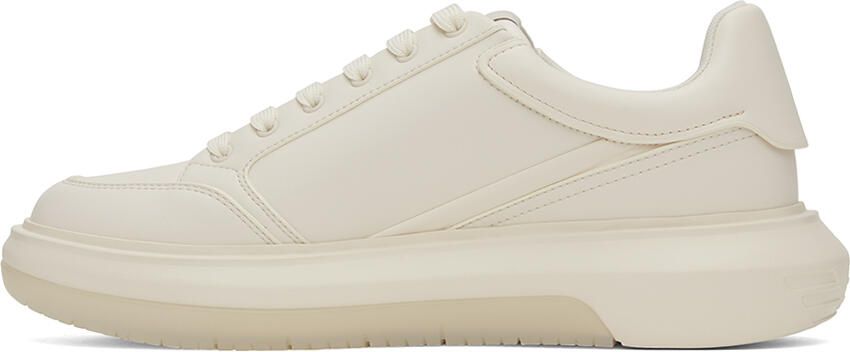 Emporio Armani White Printed Sneakers - Picture 3