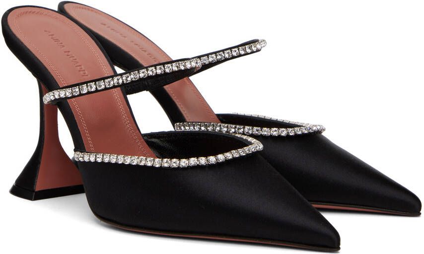 Amina Muaddi Black Gilda Mules