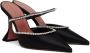 Amina Muaddi Black Gilda Heeled Sandals - Thumbnail 4