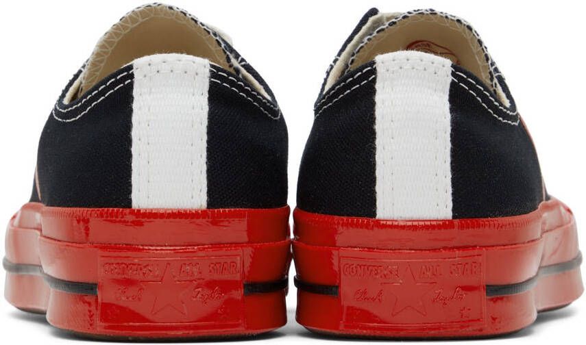 Comme des Garçons Play Black & Red Converse Edition Chuck 70 Low-Top Sneakers