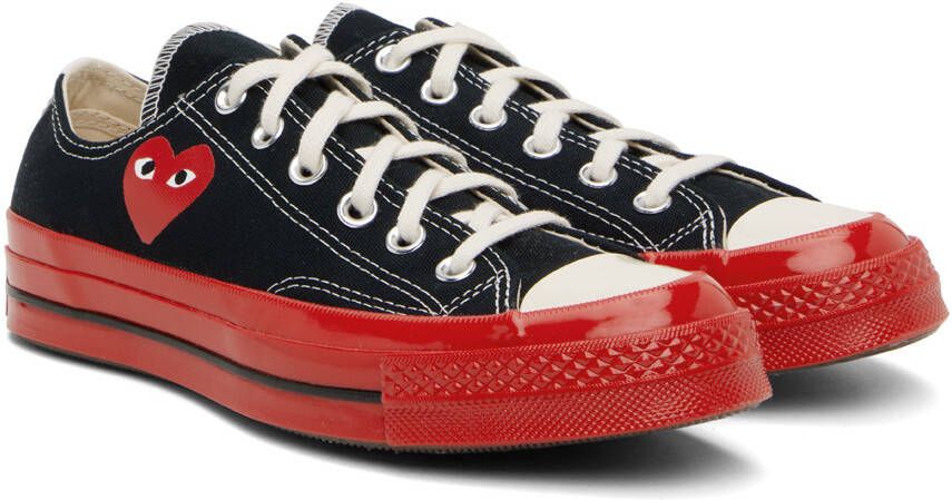 Comme des Garçons Play Black & Red Converse Edition Chuck 70 Sneakers