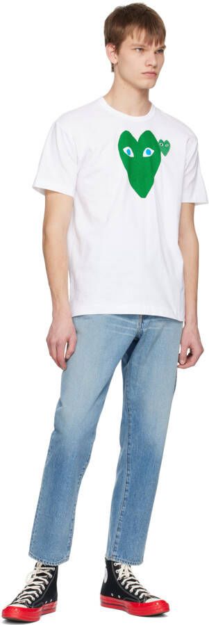 Comme des Garçons Play Black & Red Converse Edition PLAY Chuck 70 High-Top Sneakers