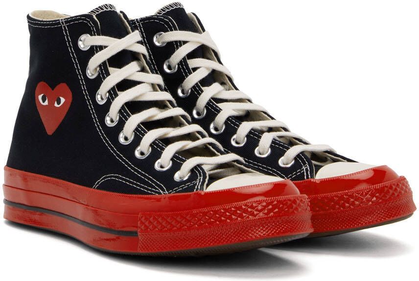 Comme des Garçons Play Black & Red Converse Edition PLAY Sneakers