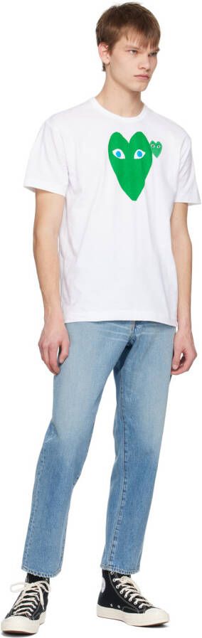 Comme des Garçons Play Black & White Converse Edition PLAY Chuck 70 High Top Sneakers