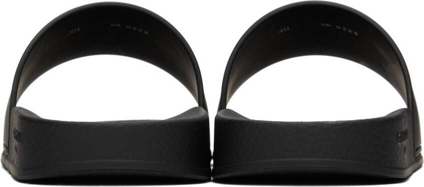 Givenchy Black Printed Slides