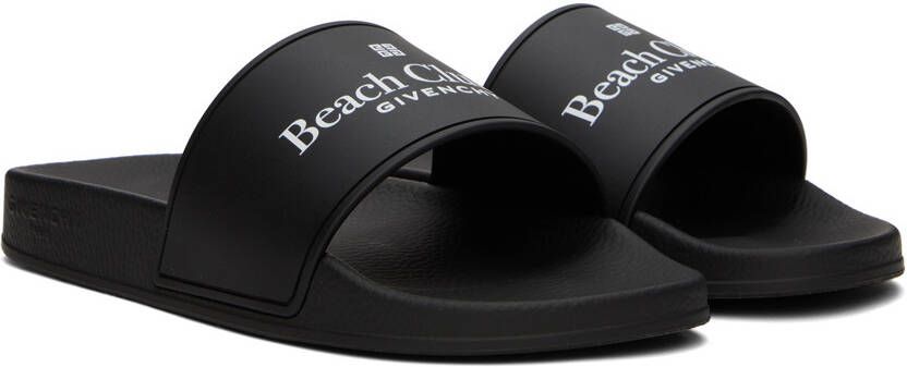 Givenchy Black Printed Slides - Picture 2