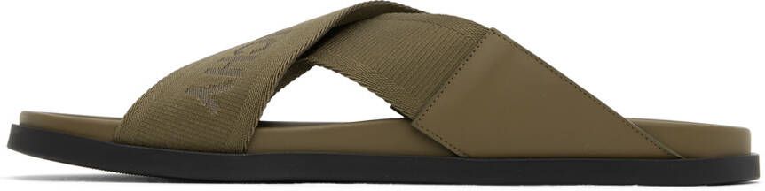 Givenchy Khaki G Plage Sandals - Picture 4