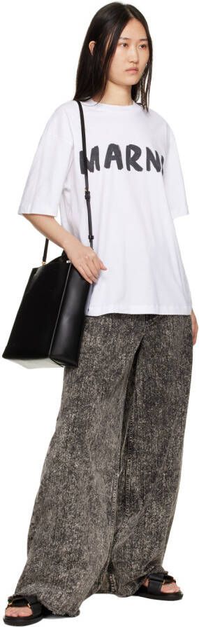 Marni Black Fussbett Sandals