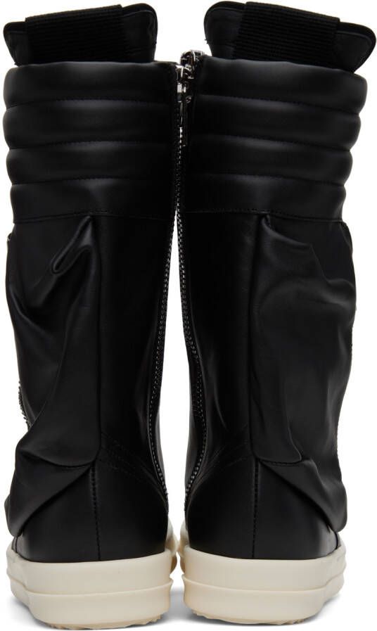 Rick Owens Black Cargobasket Sneakers