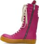 Rick Owens Pink Cargobasket Sneakers - Thumbnail 3