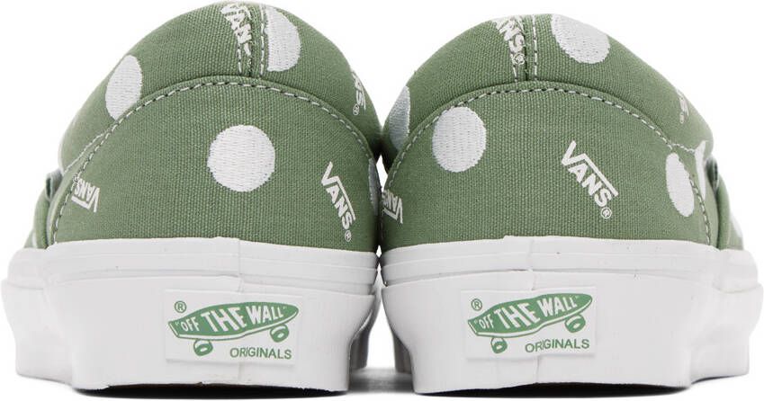 Vans Green OG Classic Slip-On LX Sneakers